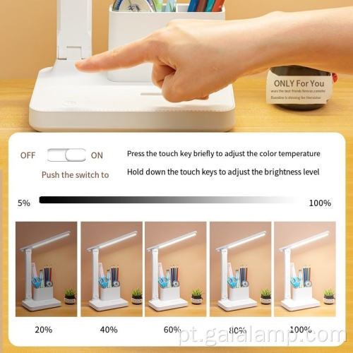 Candeeiro de mesa LED minimalista